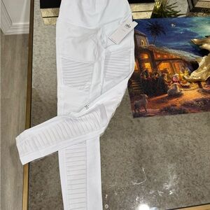 ALO Yoga White Jeggings